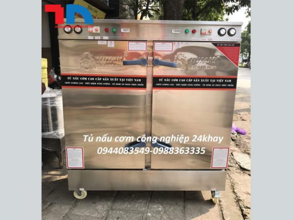 Tủ nấu cơm công nghiệp 24 khay - Image 2