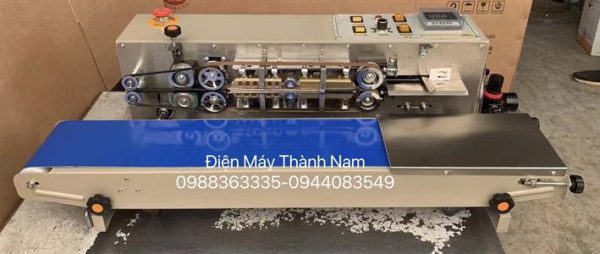 Máy dán túi liên tục có thổi khí nito DBF1080